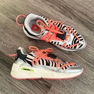 Diesel S-Serendipity LC Evo W Womens White Leather Lifestyle Sneakers Shoes